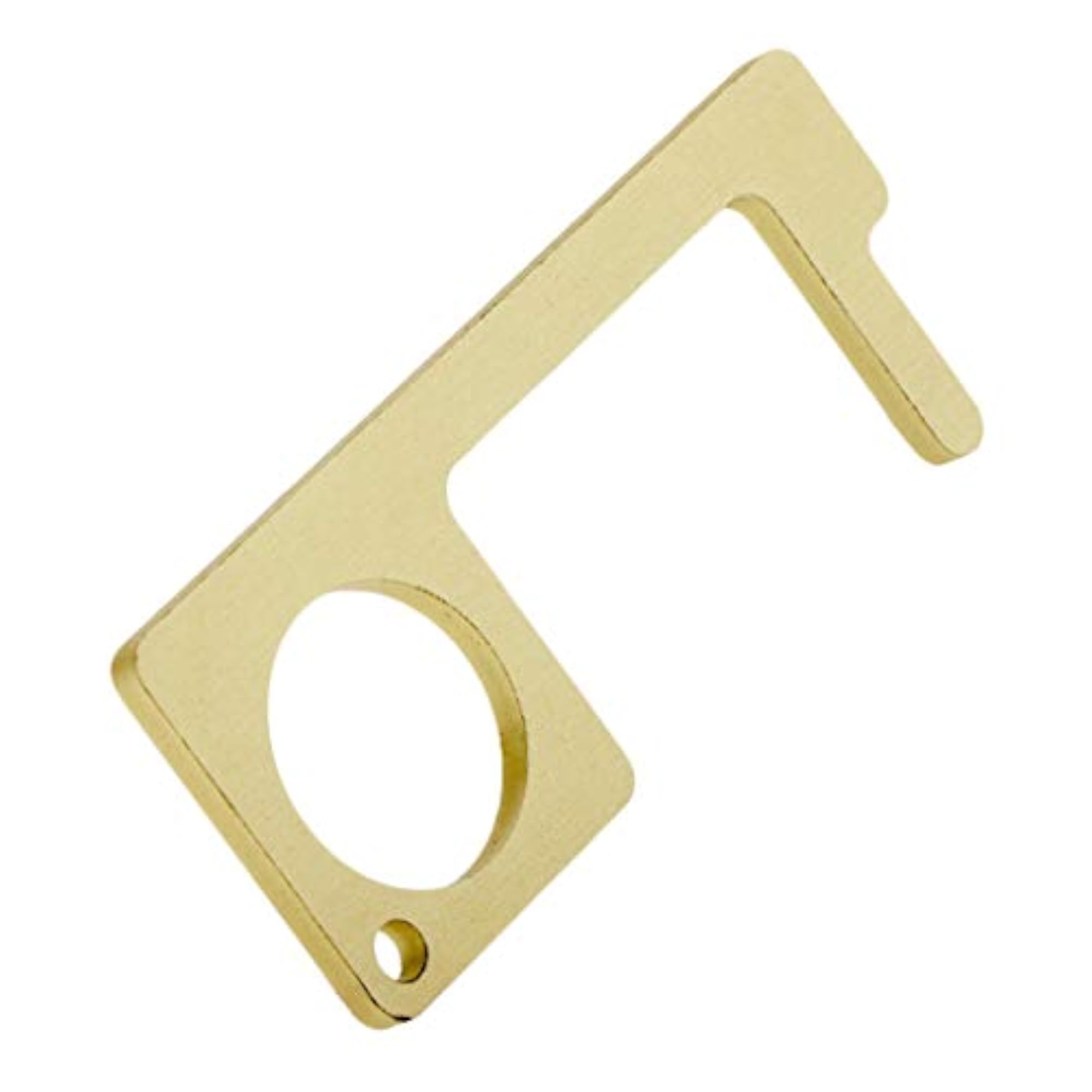 Portable Hygiene Brass Door Opener Key