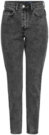 NOISY MAY Damen Nmalva Nw Slim Jeans Az447Dg Noos, Dark Grey Denim, 31W / 32L EU