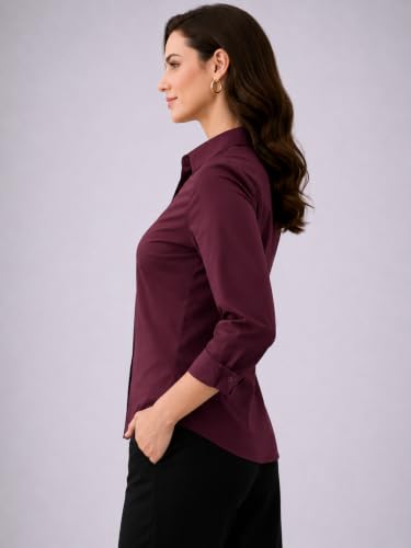 Image of Womens Formal Shirt for Office Wear | Soft Fabric Smart Fit Professional Shirt for Work, Meetings, Corporate & Business Style