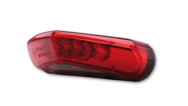 Feu arrière LED smart HIGHSIDER homologué moto verre rouge unité