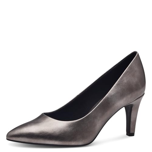 s.Oliver Damen Pumps Spitz Elegant, Silber (Pewter), 38 EU