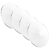 Veemoon Base Inferior para Copa de Vino Cristal Transparente Accesorio de 4 Piezas para Reparación y Reemplazo Base Resistente y Antideslizante para Copas de Vino Adecuado para