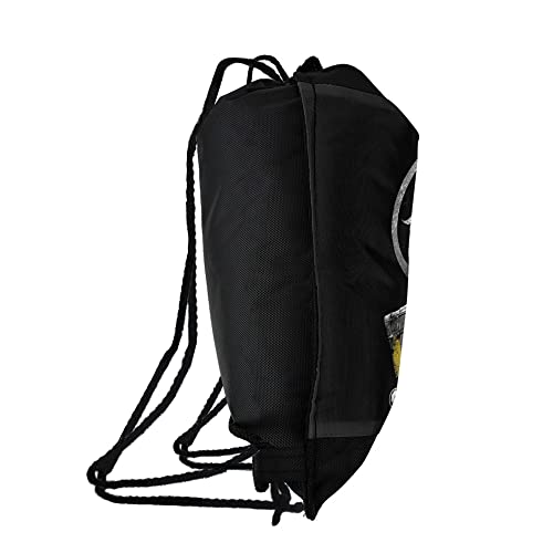 LOGOVISION Mortal Kombat Scorpion Metal Drawstring Backpack Sports Bag Sackpack 17" x 13", Perfect for Gym, Yoga or Practice2