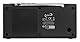 Dynavox DBT200 tragbares, digitales DAB+/UKW Radio, ideal als Küchenradio, Badradio, Büroradio, Werkstattradio, Wecker, BT, TFT-Display, Netz- oder Batterie-Betrieb, 3,5mm Kopfhörer-Anschluss, schwarz