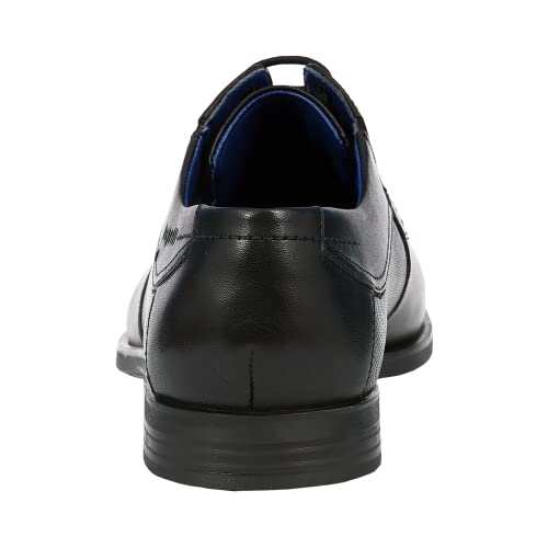 Image of bugatti Men's Business Leather Derby Shoes with Elasticated Comfort Width
