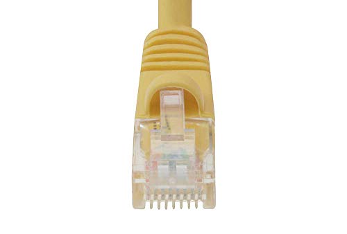 Cable Ethernet Cat 5E UTP 10 pies amarillo miniatura 4