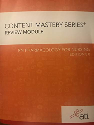 Cover of RN Pharmacology for Nursing Edition 8. 0