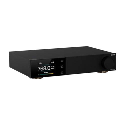 Topping D70 Pro OCTO DAC - 8X CS43198 Bluetooth 5.1 LDAC Aurora UI Colour Display RCA & XLR Output HiFi Decoder with Remote Control (Black)