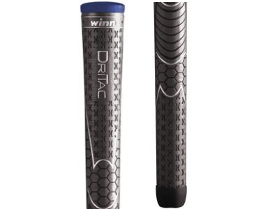 Winn DriTac Midsize (+1/16") Dark-Gray Golf Grip Kit (13 Grips, Tape, Clamp)