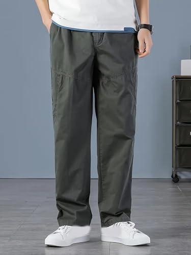 Image of Lymio Cargo for Men || Cotton Cargo Pant || Drawstring Waist Pant (Also Available in Plus Sizes) (62-65)
