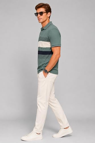 Image of SANE ORIGINALS Polo T-Shirt for Men with Pocket || Striped Polo for Men