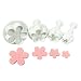 Produktbild 5 Petal Flower Plunger Set - 4 Piece - Cake Star