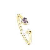 anillo amatista el corte ingles Coleccion Motif TOUS anillo mujer plata de ley amatista perla Talla 11 coleccion Motif