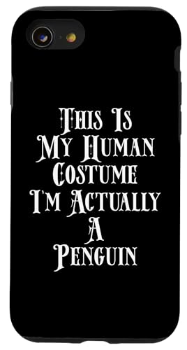 I'm Actually A Penguin �R�X�`���[�� ���킢���y���M�� �R�X�v�� �y���M�� �X�}�z�P�[�X iPhone SE (2020) / 7 / 8 �p