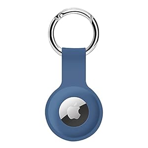 Holder Case for AirTags Ultra Light Silicone Sleeve for AirTags Durable Anti-Scratch Protective Skin Cover with Anti…