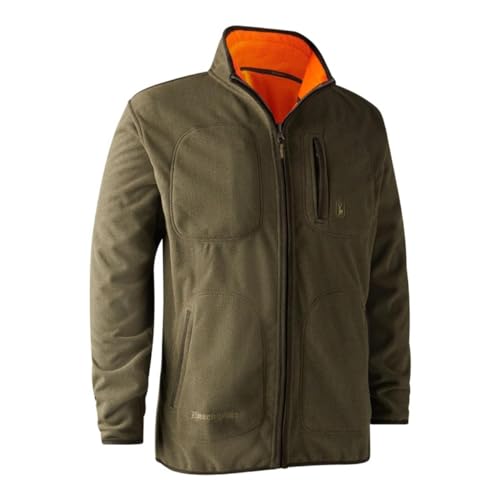 Deerhunter Wildhüter Bonded Fleece Jacke - Reversible orange