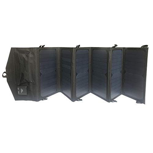 KRXNY 40W Foldable Solar Panel Charger Portable Waterproof High Efficiency 5V USB 18V DC Dual Output Charger for Laptop Tablet Cell Phone Camping Hiking KRXNY 40W Foldable Solar Panel Charger Portable Waterproof High Efficiency 5V USB 18V DC Dual Output Charger for Laptop Tablet Cell Phone Camping Hiking