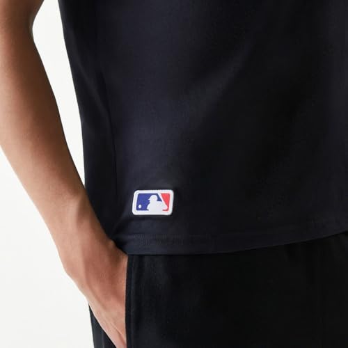 Camiseta New Era MLB azul marino con corte regular y tejido resistente 6