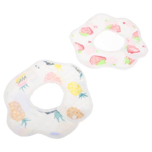 Toyvian 2 Piezas Babero De Gasa Elementos Esenciales Del Bebé Elementos Esenciales De La Niña Baberos De Baba Para Bebé Niña Baberos De Bebé Baberos De Niña Babero De Bebé Toalla Babero