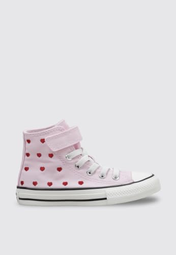 Baskets montantes enfant Converse CHUCK TAYLOR ALL STAR HEARTS ROSES EASY ON - vue 9