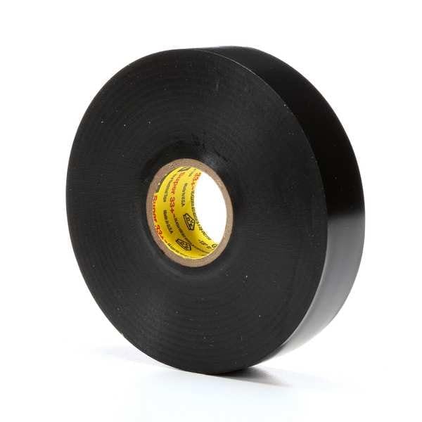 Image of 3M Scotch Super 33+ Electrical Tape - 3 /4 in x 36 yds, Black, 1 Roll