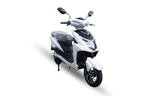 Image of MIOOX Electric Scooter Adult, Electric Scooty with 48V 30AH Lithium Battery,60-80Km Range,40Km /H Speed, Front & Rear Drum Brakes, LED Or LCD Headlight,Non-RTO,2-Year Battery Warranty,for Adult-MES-02