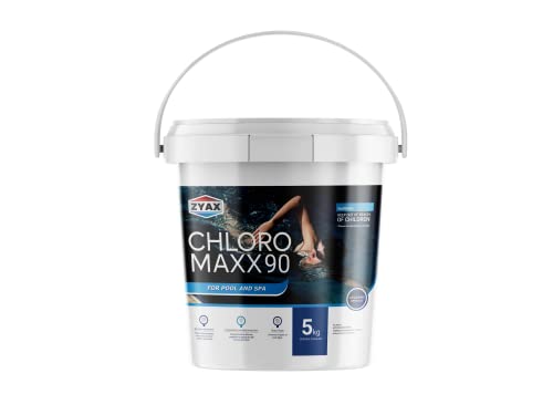 Image of ZYAX Chloro Maxx 90 5kg TCCA 90 Chlorine Granules for Pool Water Treatment