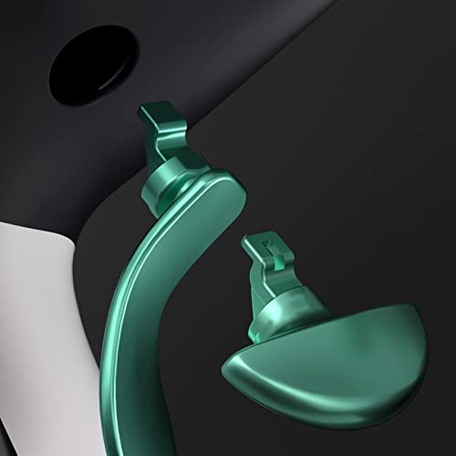 eXtremeRate Back Paddles for PS5 Edge Controller, Metallic Aqua Green Replacement Interchangeable 4PCS Metal Back Buttons for PS5 Edge Controller - Controller NOT Included - Image 3