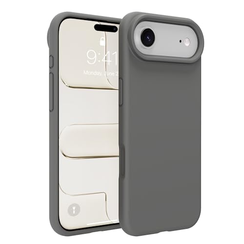 Image of iPhone air Case Silicone,Soft Microfiber Lining(Charcoal Gray)