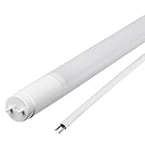 Feit Electric 4ft LED Tube, 18.5W (40W Equivalent), 2090 Lumens, Ballast Bypass, 4100K Cool White, T8/T12 Replacement, Shatterproof, 50,000-Hour Lifetime