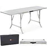 Amazon.com : CAMPJOURNEY Folding Table IGT Camping Table, Portable