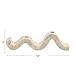 Bloomingville Marble Wave Double Taper Candle Holder, Beige