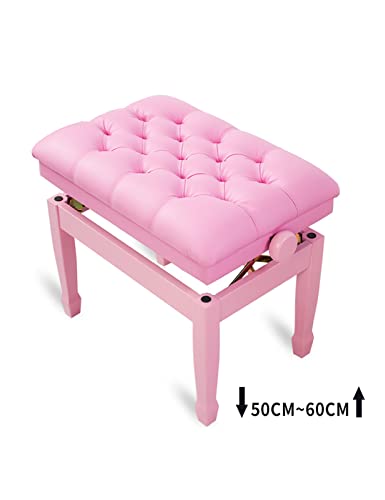 TEmkin Tabouret de Piano en Bois Massif, Banc de Piano, tabourets de Clavier Solo, 60 x 40 x 50-60 cm, Hauteur réglable, adapté aux Enfants et aux Adultes - Les Beatles, Paul McCartney, John Lennon, RIngo Starr, George Harrison TEmkin Tabouret de Piano en Bois Massif, Banc de Piano, tabourets de Clavier Solo, 60 x 40 x 50-60 cm, Hauteur réglable, adapté aux Enfants et aux Adultes – Image 5