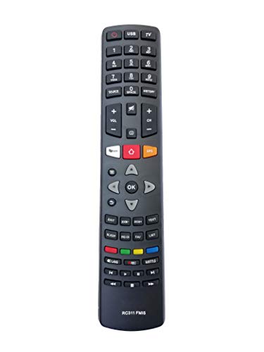Image of LipiWorld RC311 FMI5 LED LCD TV Remote Control Compatible with VU Tv Remote