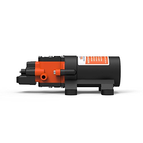 SEAFLO 24V DC 1.1 GPM 70 PSI 21-Series Diaphragm Water Pressure Pump for Marine Boat RV Caravan