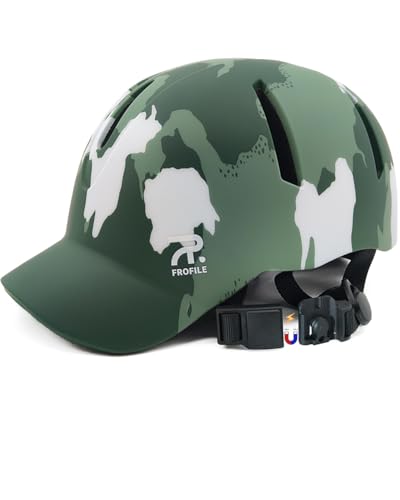 FROFILE Baseballcap Stil Fahrradhelm für Herren Damen Erwachsene Urban...