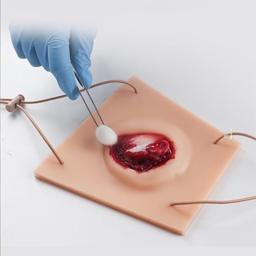 Simulateur de fracture ouverte pour soigner les plaies de jambe