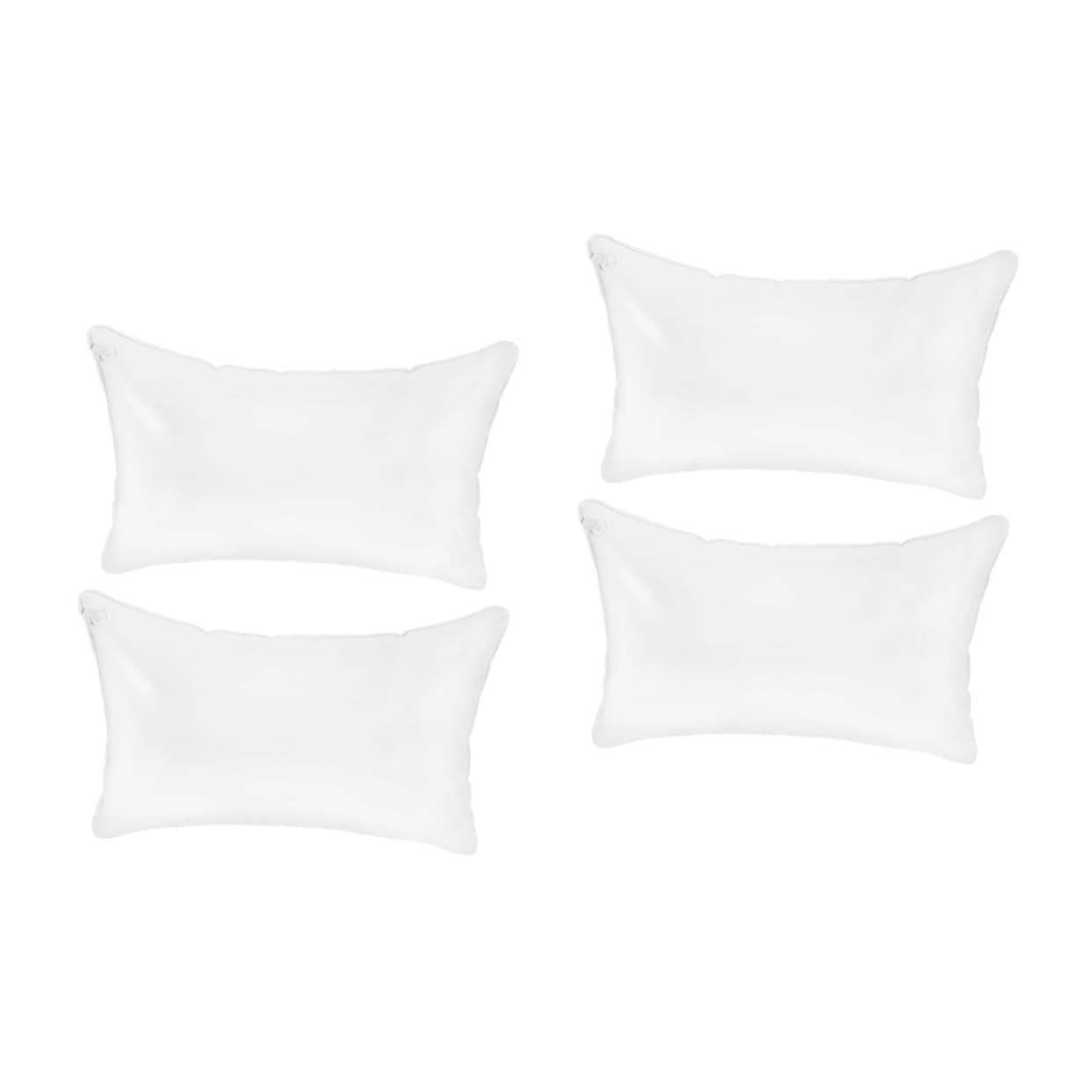 PRETYZOOM 4 Stück Aufblasbares PVC Campingkissen Tragbares Sofakissen Aufblasbares Campingausrüstung Campingkissen Outdoor Kisseneinsätze Aufblasbares