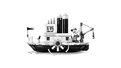 LEGO 21317 Ideas Disney Steamboat Willie Vintage Sammlermodell, Ab 10 Jahren – Bild 5