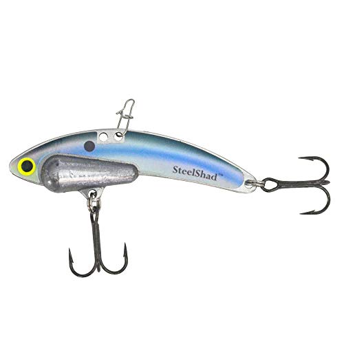 SteelShad - Heavy Series (1/2 oz) Kentucky Shad - Bass Fishing Lures - Lipless Crankbait for Freshwater Fishing - Perfect for Smallmouth & Largemouth Bass, Walleye, Pike & Trout