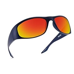 Matte Metallic Blue| Polarized Orange Mirror