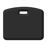WellnessMats Anti-Fatigue 18 Inch by 22 Inch Kitchen/Gardening Companion Mat, Black
