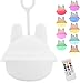 Night Light for Baby Car Seat - Dimming Function 9 Colors Changing Eye Caring Portable Rechargeable & Timing Bedside Light Up Toddler Bed Room Travel Essentials Gift for New Mom Soft Silicone BPA Free