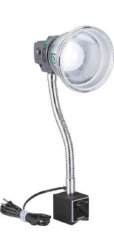 ハタヤ (HATAYA) 照明 LED 屋内用 4.4W 全光束485Lm コード1.6m 太さ0.75? 角度調節可能 樹脂製防塵レンズ 作業灯 ワークライト 軽量 コンパクト 家庭用 軽作業 LEDマグスタンド LM-6M マグネットタイプ
