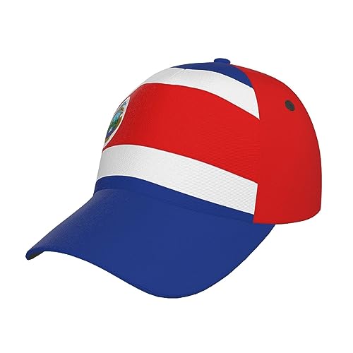 Casquette de baseball réglable avec drapeau mignon rétro pour homme et femme, Drapeau du Costa Rica _V1, taille unique