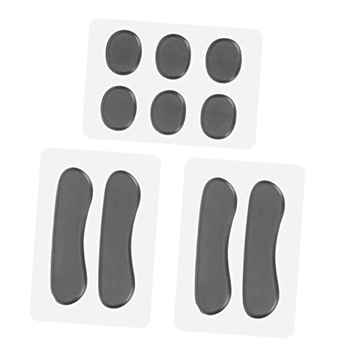 BESPORTBLE 10Pcs Drum Mute Pad Black Drum Dampening Cushions for Sound Reduction Easy to Install for Practice and Performance