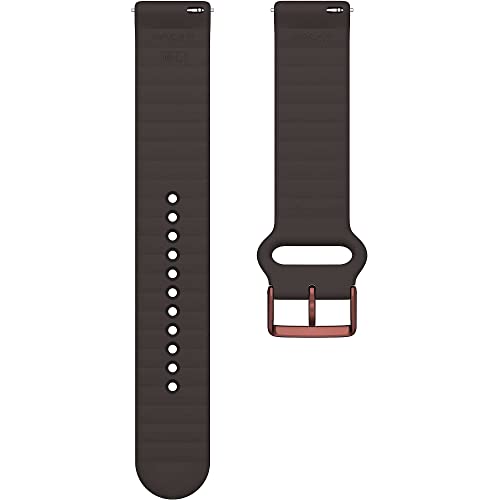 Polar Unisex-Erwachsene 20 mm Armband (kompatibel mit Unite, Ignite und Pacer Serie), braun, S-L, 20mm