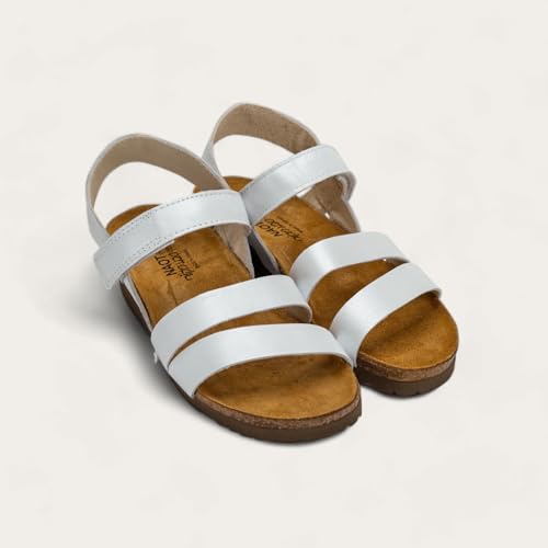 Image of NAOT Kayla Women's Sandals - Supportive 3-Strap Design with Backstrap, Cork & Latex Footbed - Arch Support - Travel-Friendly Comfortable Walking Sandals for All-Day Wear