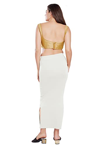 Image of RANI SAAHIBA Women's Stretchy Slim Fishcut Petticoat Cotton Shapewear