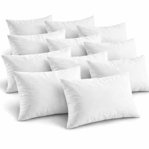Image of VAS COLLECTIONS Cloud Cotton Pillows Set of 10 | Soft & Fluffy Adjustable Sleeping Pillows 27x16 Inch | White | Bed Pillows for Neck Support & Comfort (Pack of 10)